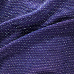 Royal Blue Silver Shiny Lurex