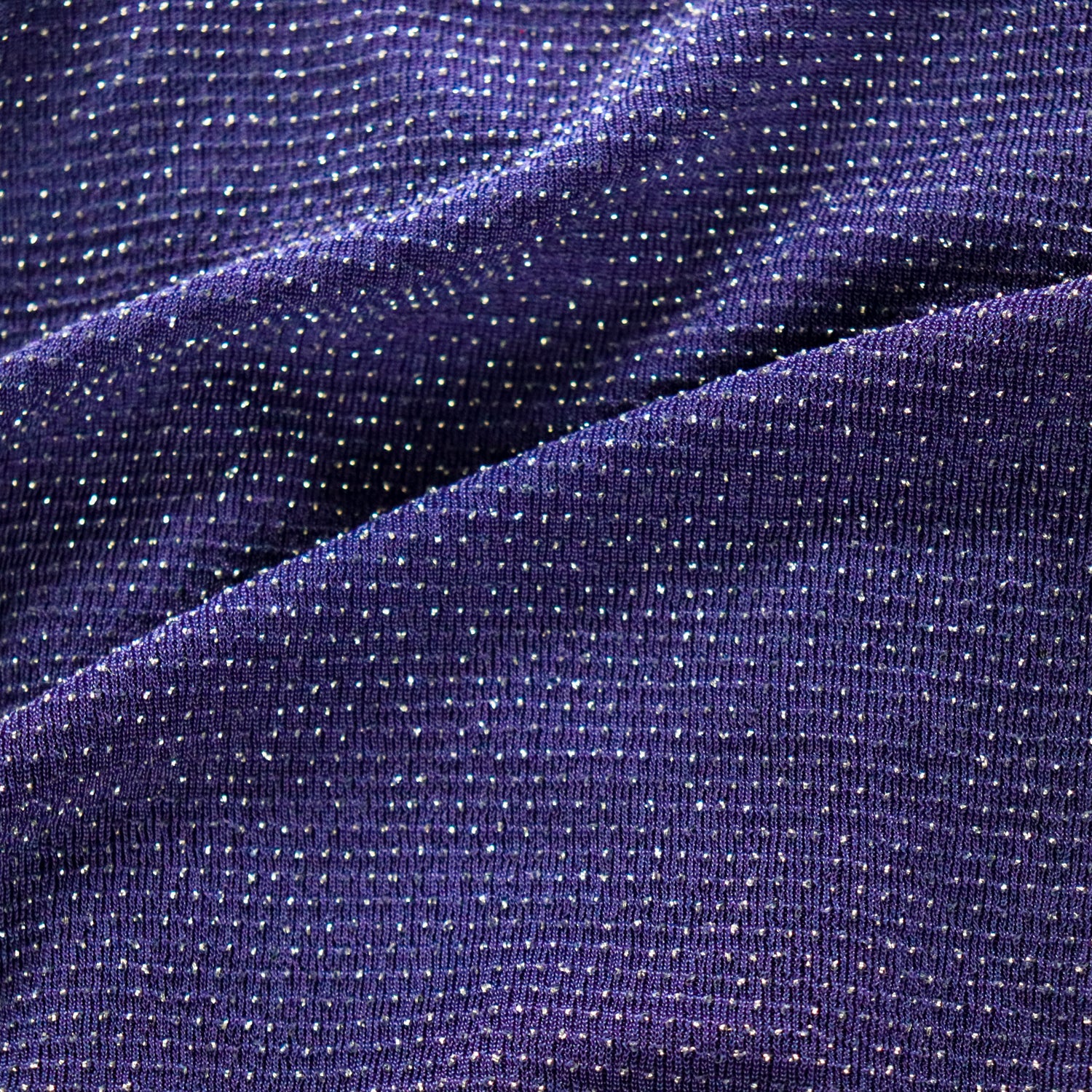 Royal Blue Silver Shiny Lurex