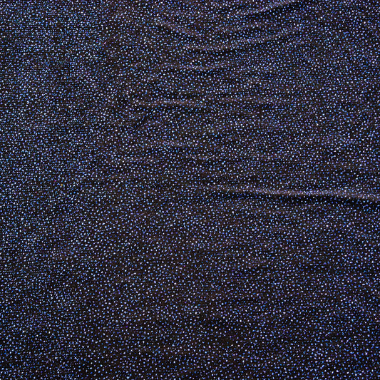 Black Blue Shiny Lurex