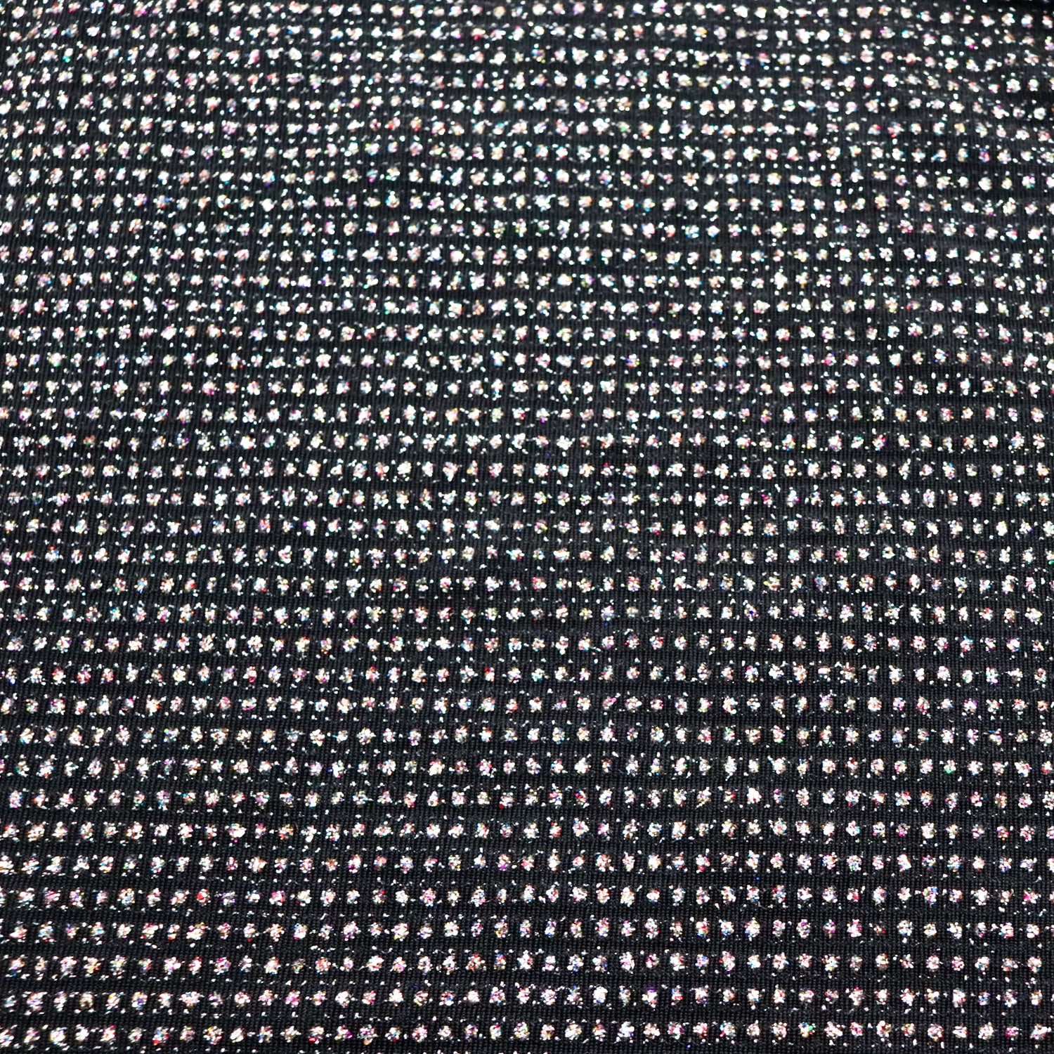 Multicolour Glitter Black Lurex