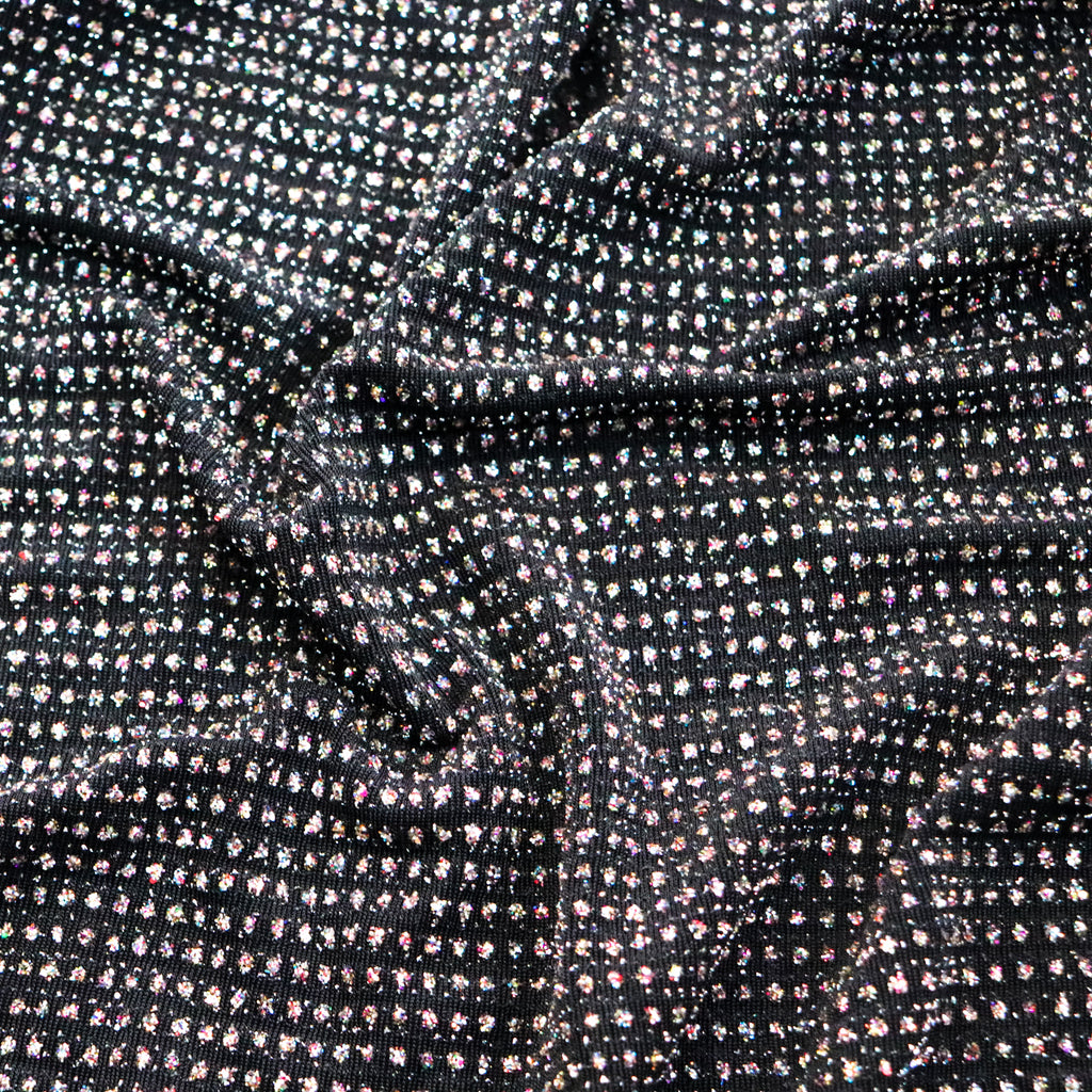 Multicolour Glitter Black Lurex