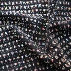 Multicolour Glitter Black Lurex