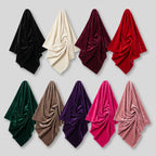 Plain Luxury Soft Velvet Stretch Fabric