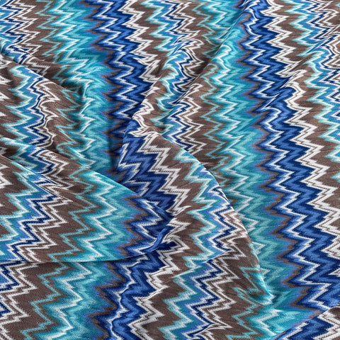 FS1234 Zigzag Chevron Knit Stretch Fabric