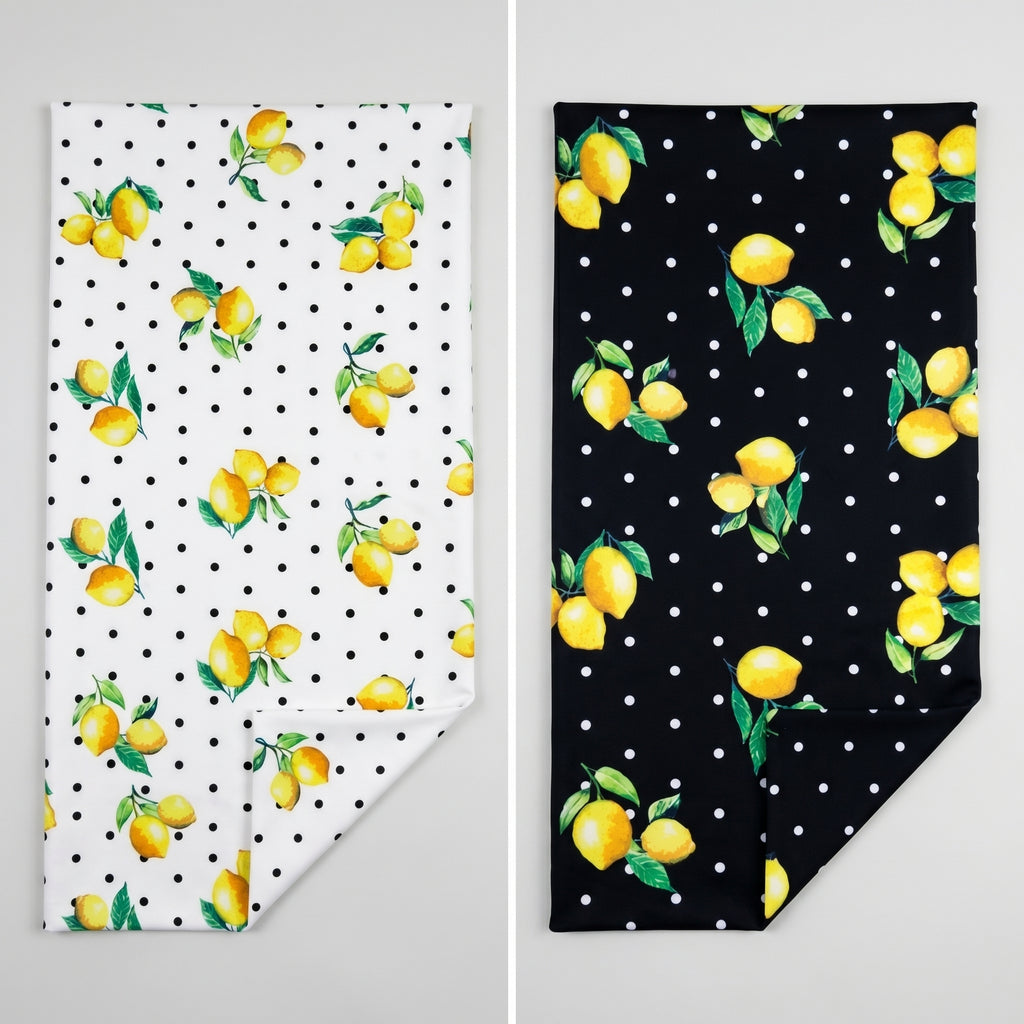 Lemon Polka Dots