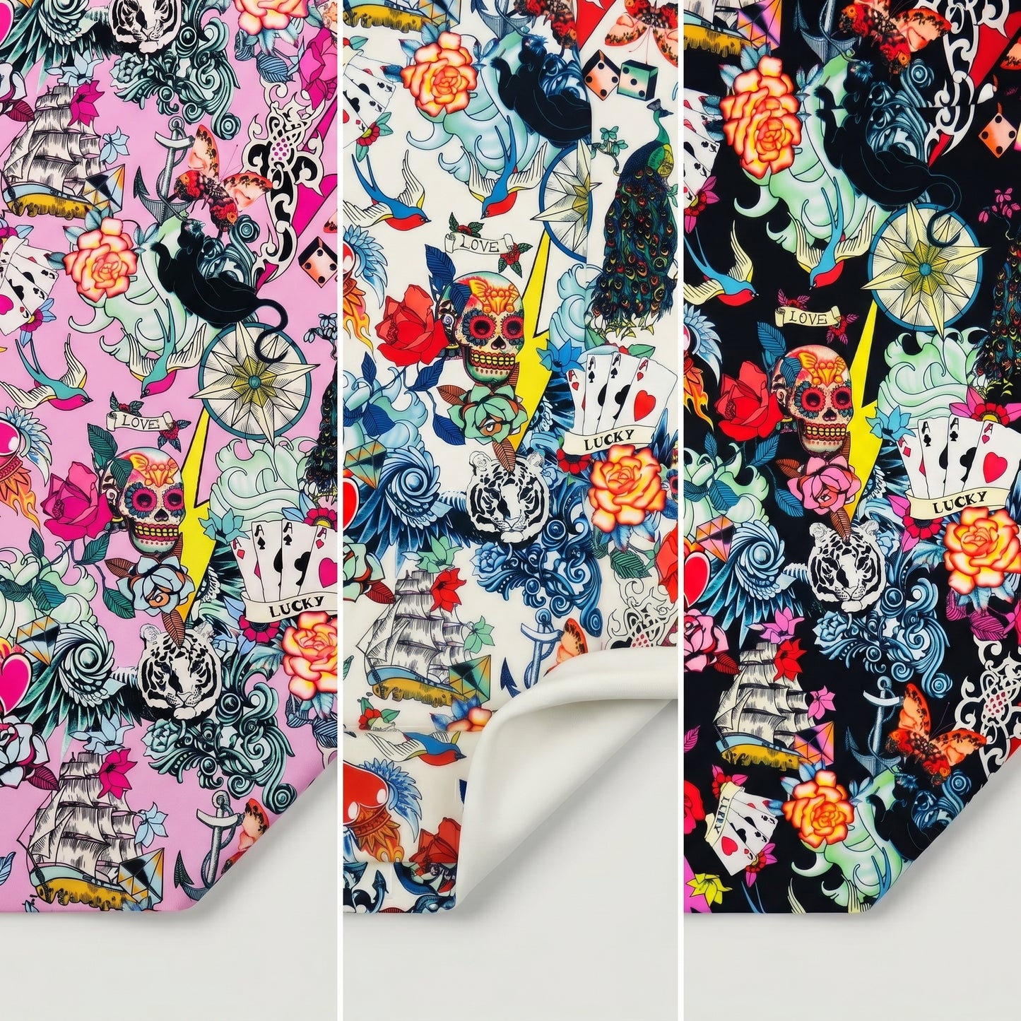 Floral Tattoo Print (FS117)