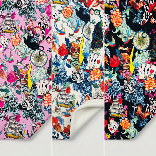 Floral Tattoo Print (FS117)