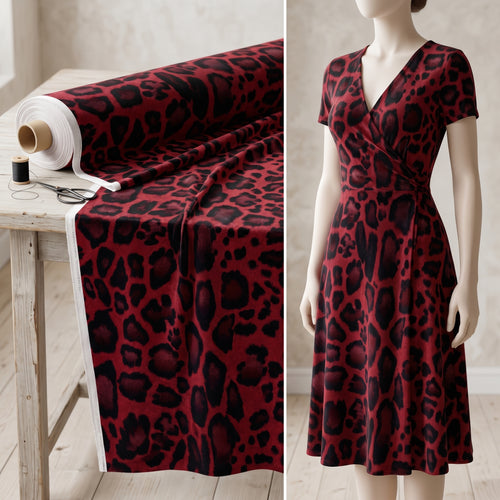 Red Leopard Print