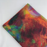 FS1247 Enchanted Rainbow Tie Dye Print Jersey Stretch Power Mesh Fabric