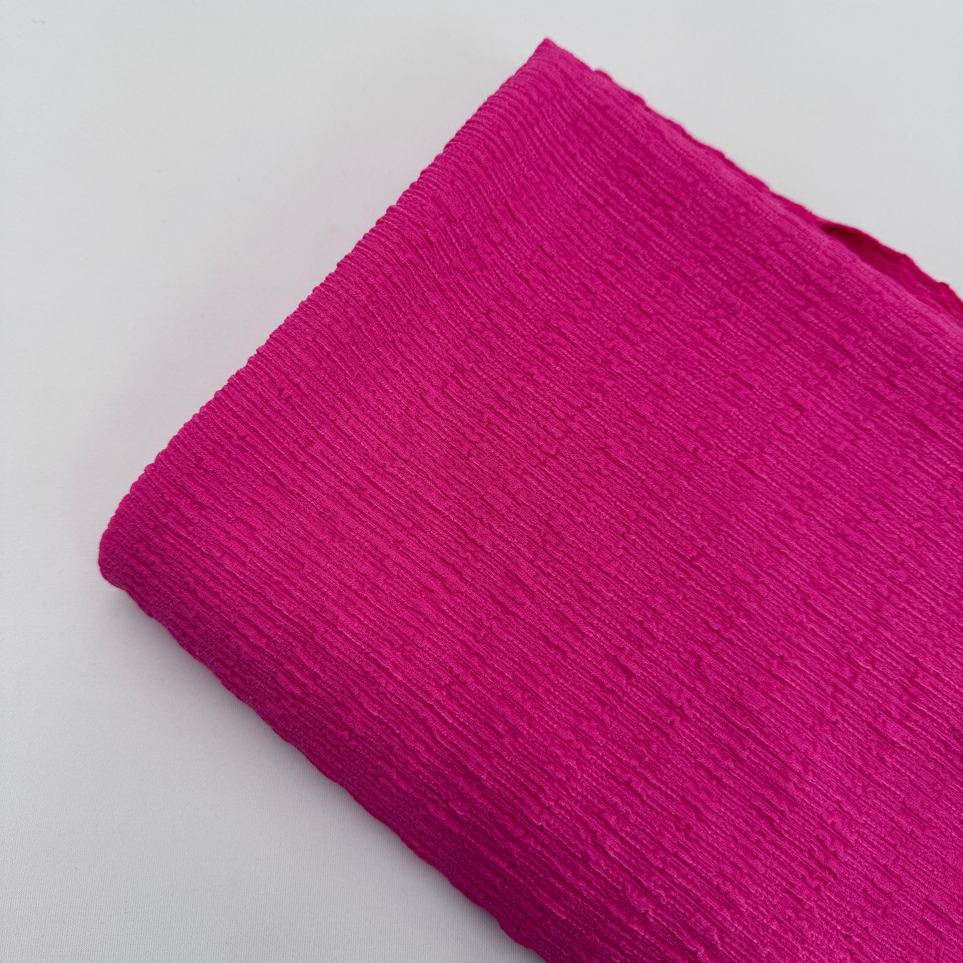 Ruffle Crinkle Stretch Dress Fabric