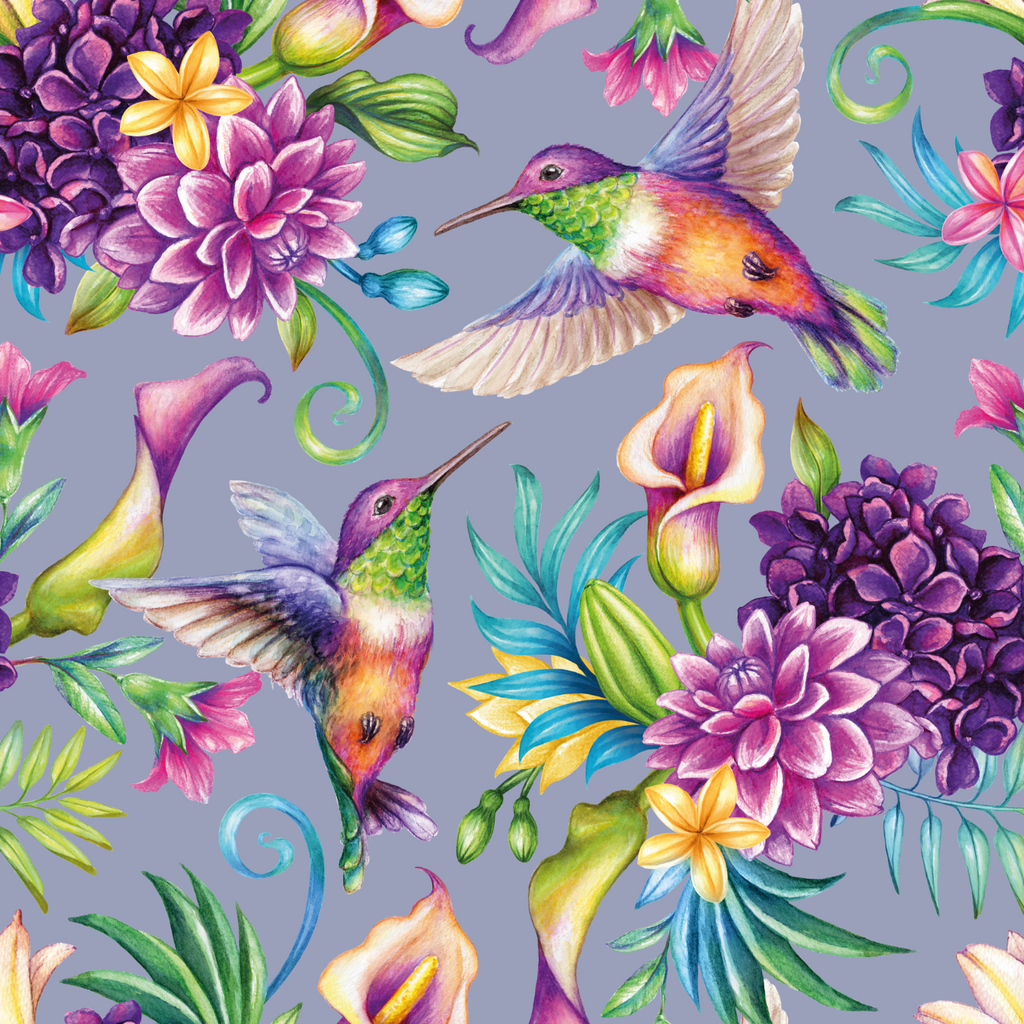 Humming Bird Floral