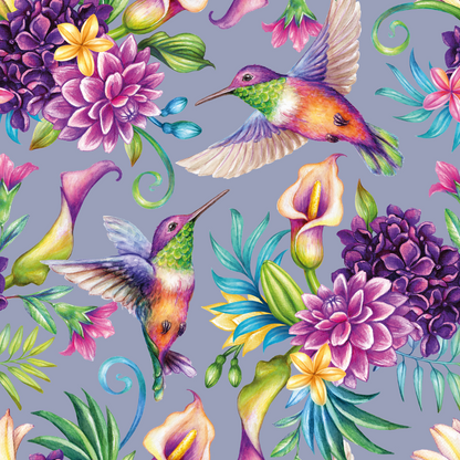 Humming Bird Floral