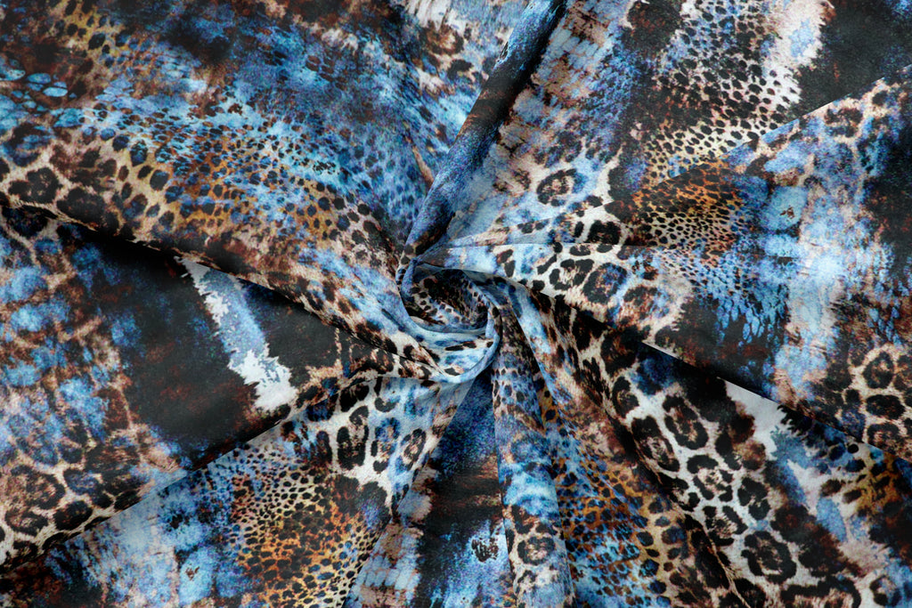Navy Leopard Skin