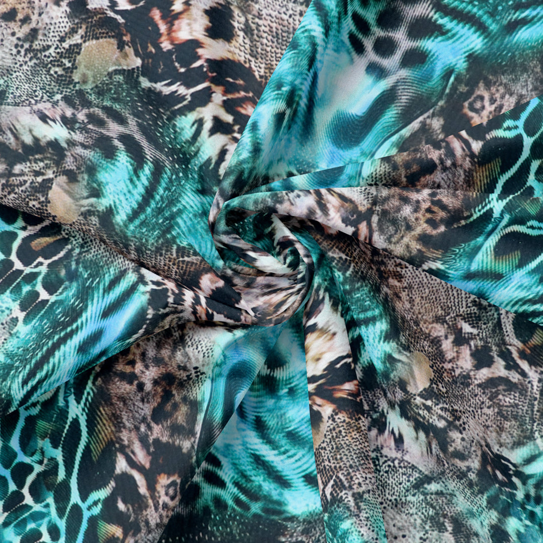 Snake Leopard Print Abstract