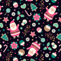Santa & Sweets Christmas Fabric