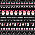 Be Merry Stripe Christmas Fabric