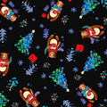Watercolour Christmas Fabric