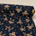 Fairy Light Reindeer Christmas Fabric
