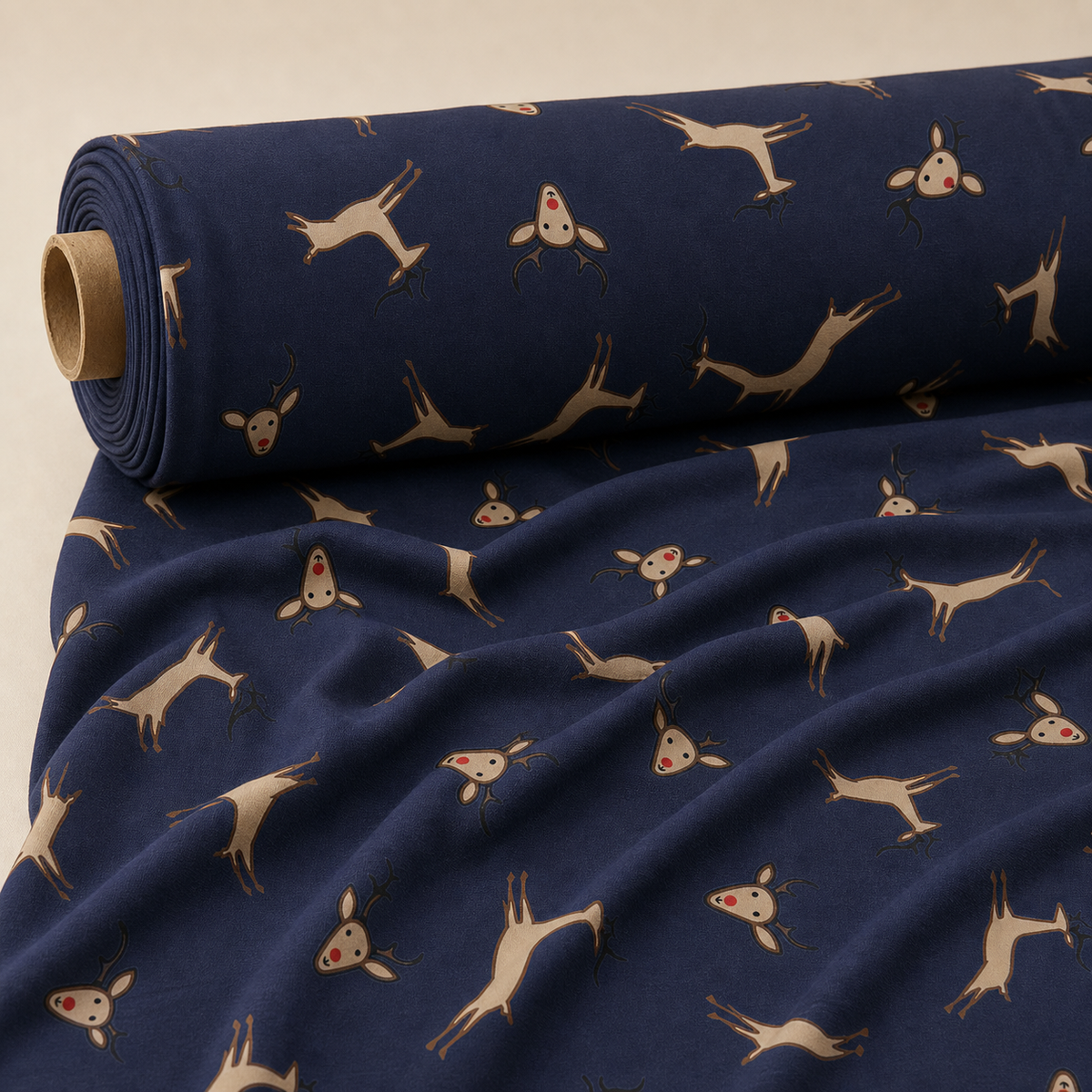 Rudolf 0054 Reindeer Fabric