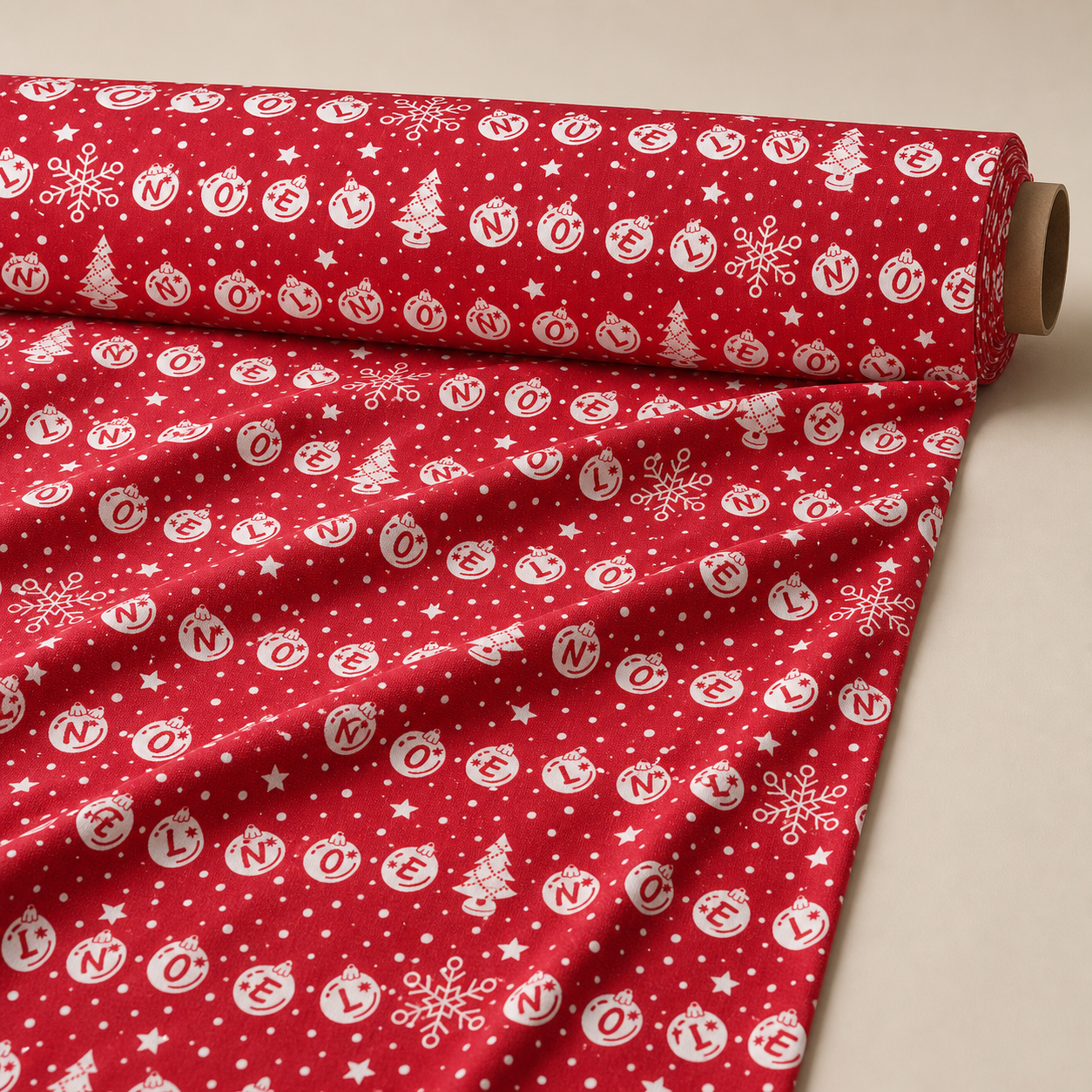 Noel Christmas Fabric