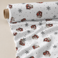 Christmas House Fabric