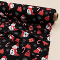 Snowman Present Snowman Fabric