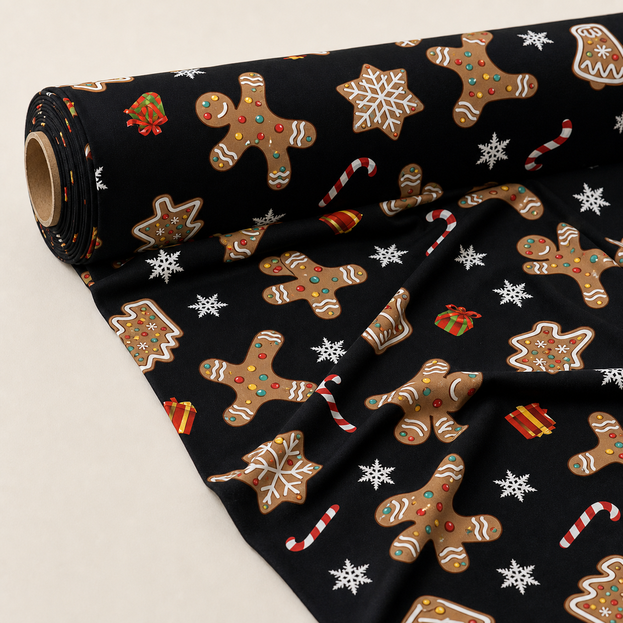 Gingerbread Fabric