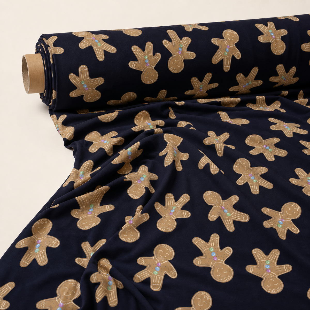 Ginger Christmas Gingerbread Fabric