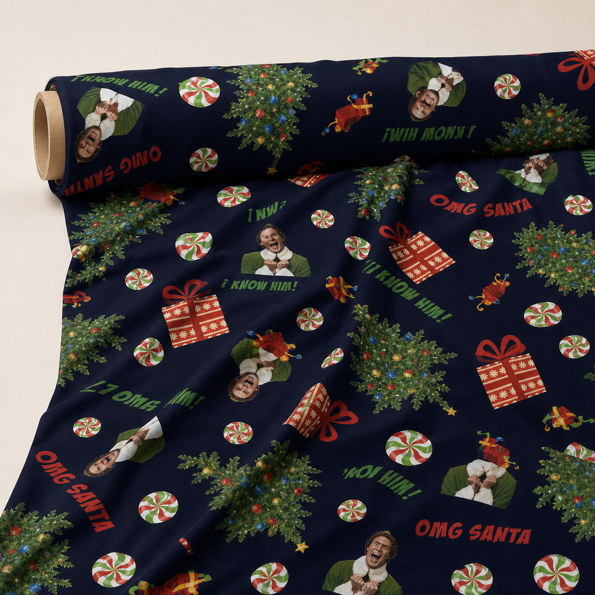 Buddy Elf Elf Fabric