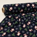 Santa's Tree Snowflake Fabric