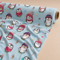 Arctic Penguin Fabric | Penguins on Ice Novelty Print