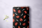 Vampire Lips Halloween Fabric