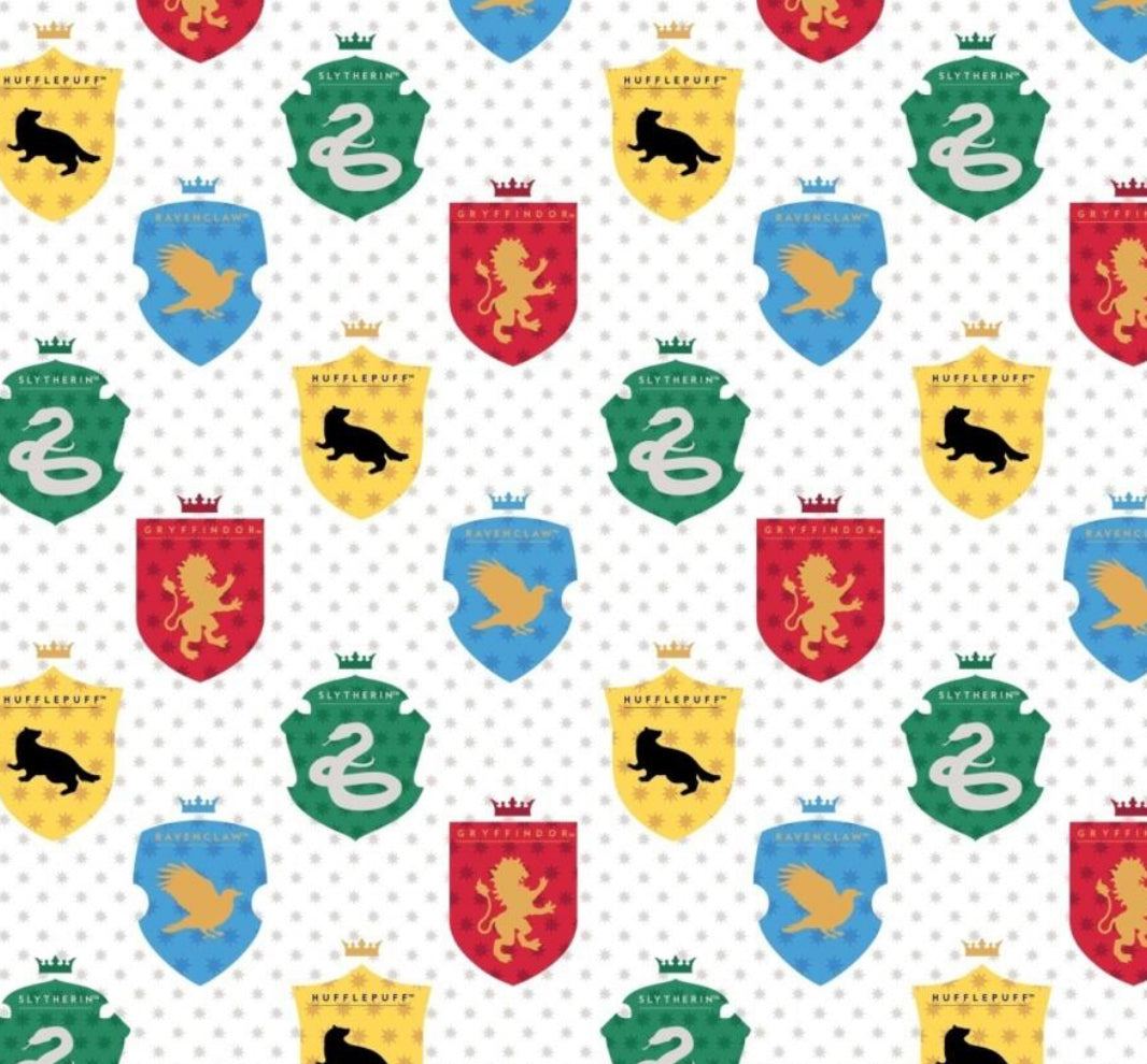 Harry Potter – Mystical Houses Cotton Fabric