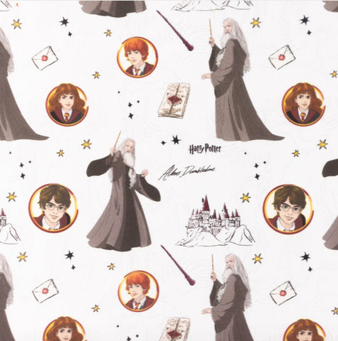 FS635_31 Harry Potter – Dumbledore Cotton Fabric