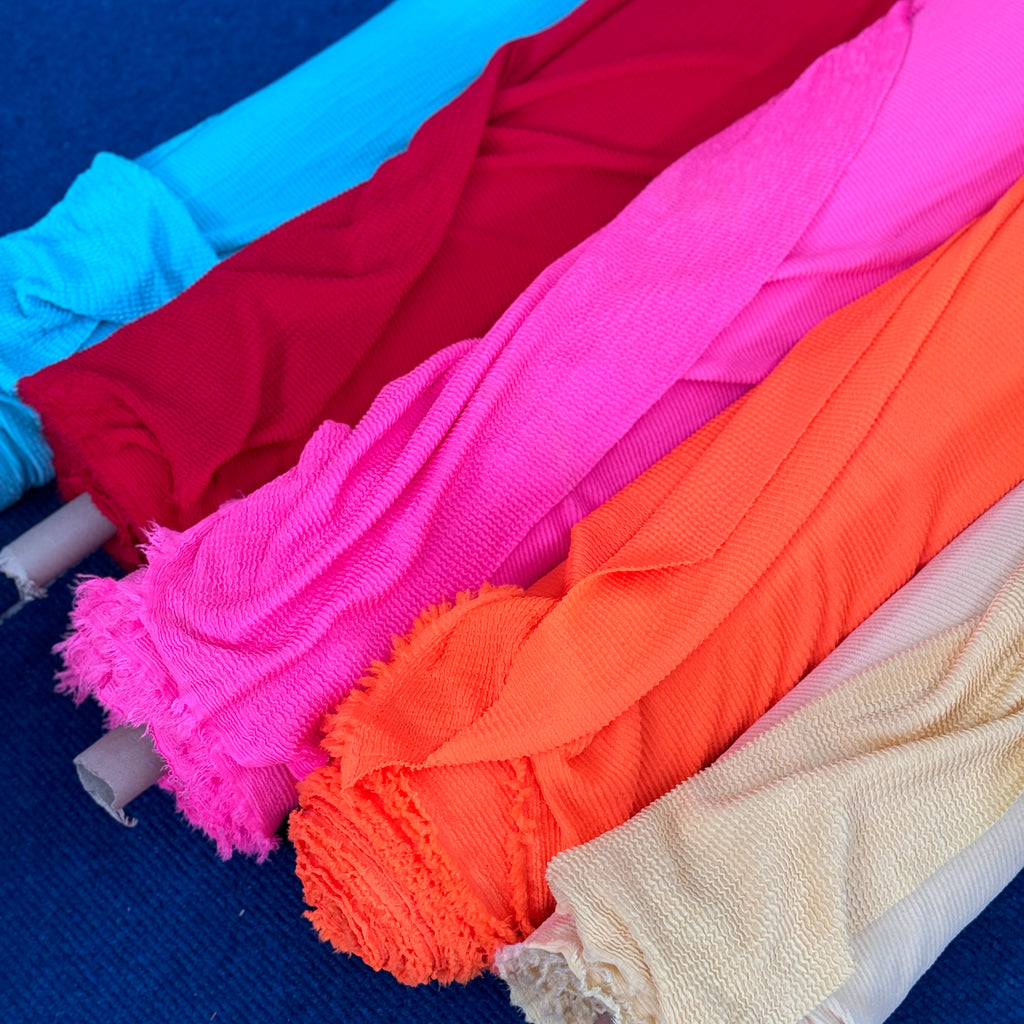 Crinkle Swimwear Spandex Stretch Fabric
