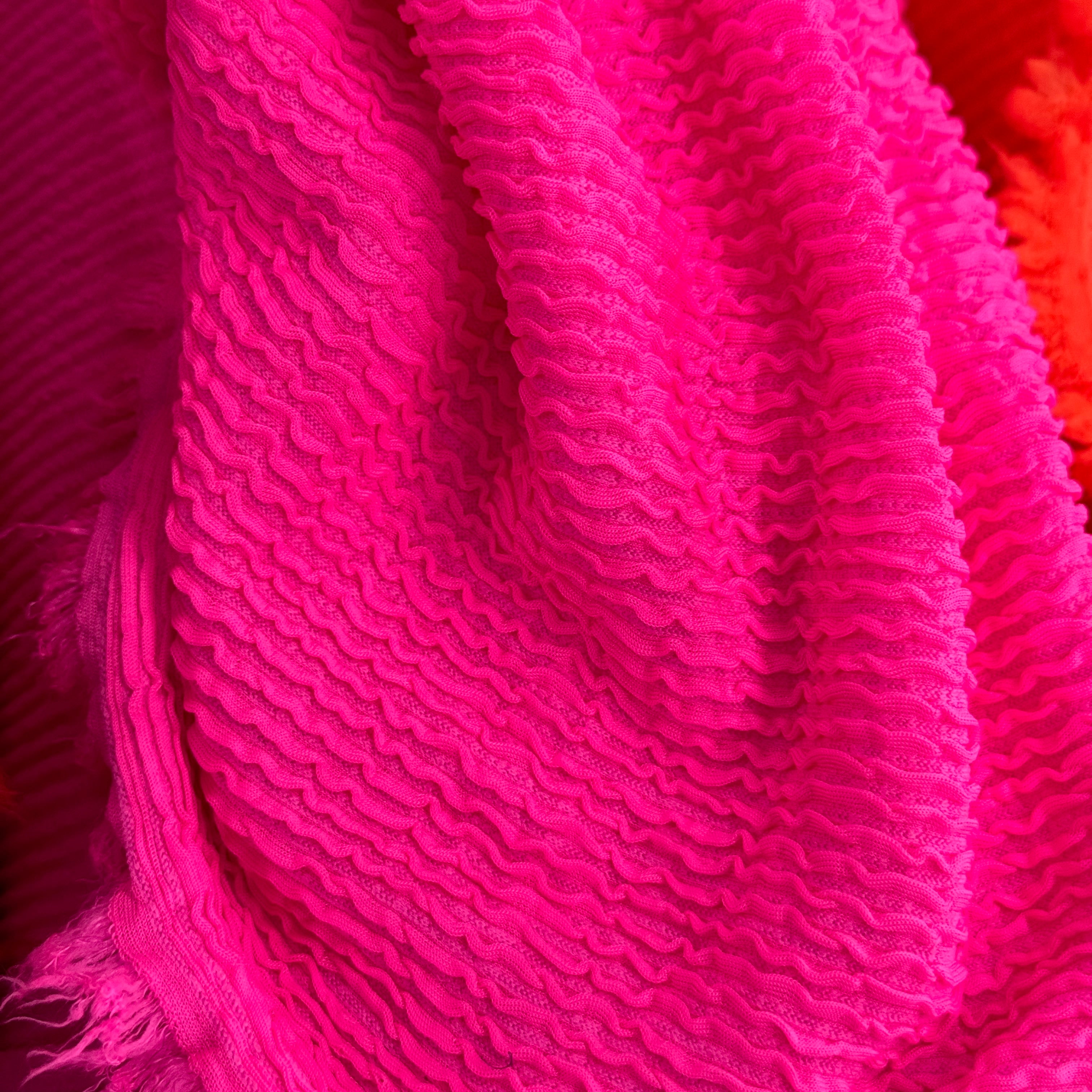 Crinkle Swimwear Spandex Stretch Fabric