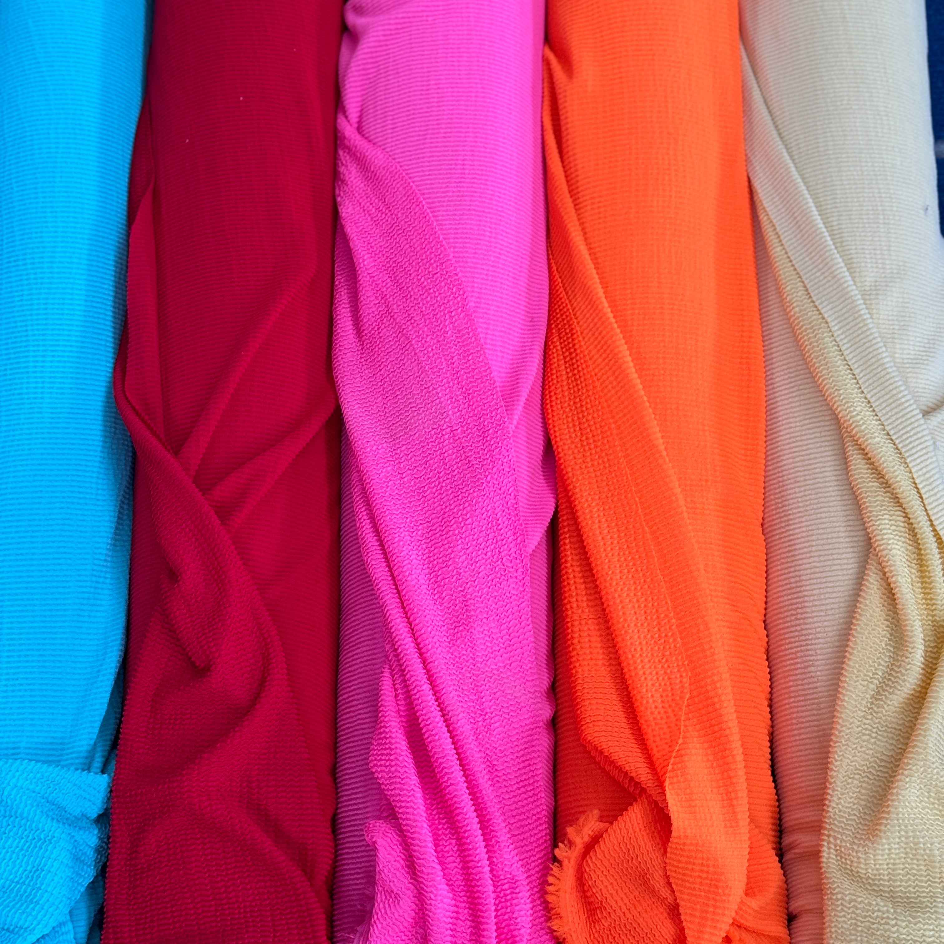 Crinkle Swimwear Spandex Stretch Fabric