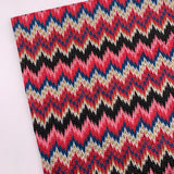 FS1232 Zigzag Chevron Knit Stretch Fabric