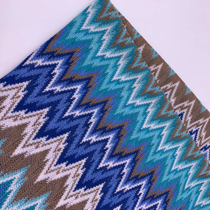 FS1234 Zigzag Chevron Knit Stretch Fabric