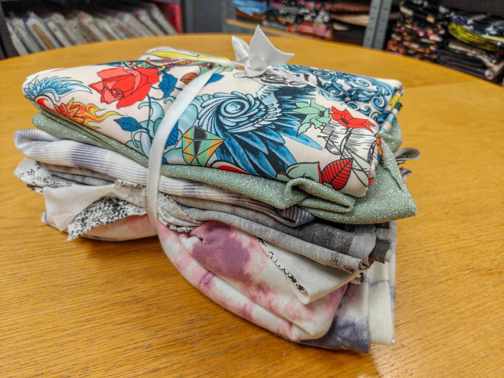Fabric Bundle - 2kg Assorted Fabrics - 4 metre+ equivalent