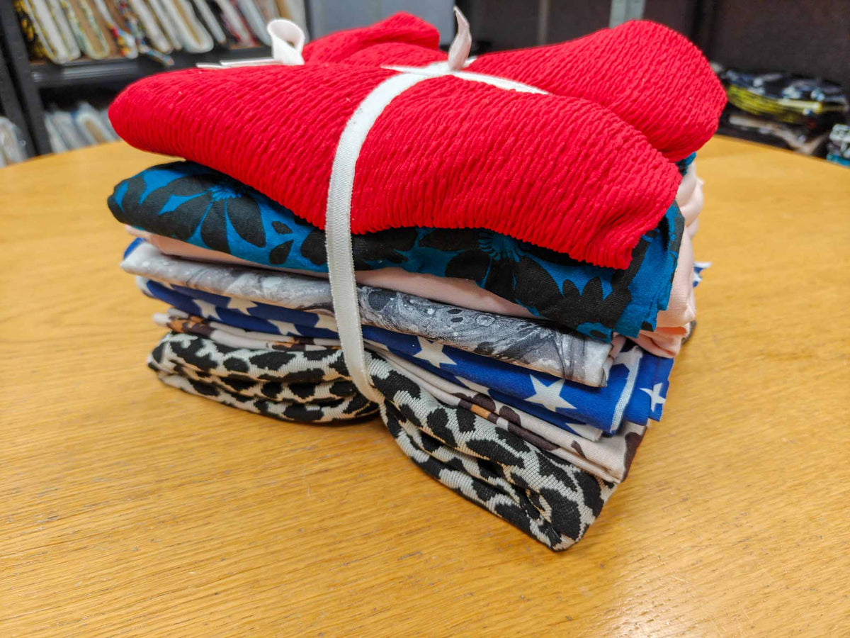 Fabric Bundle - 2kg Assorted Fabrics - 4 metre+ equivalent