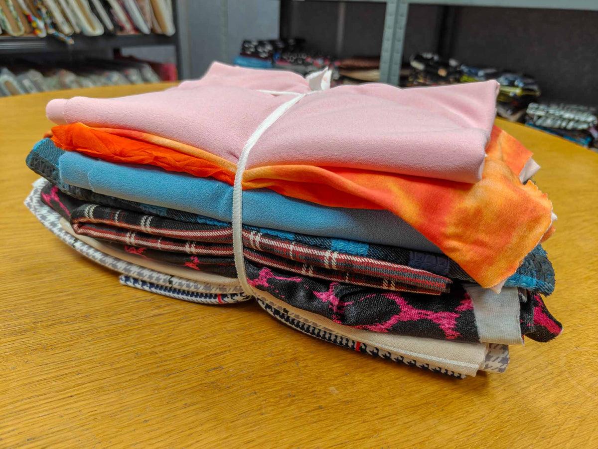Fabric Bundle - 2kg Assorted Fabrics - 4 metre+ equivalent