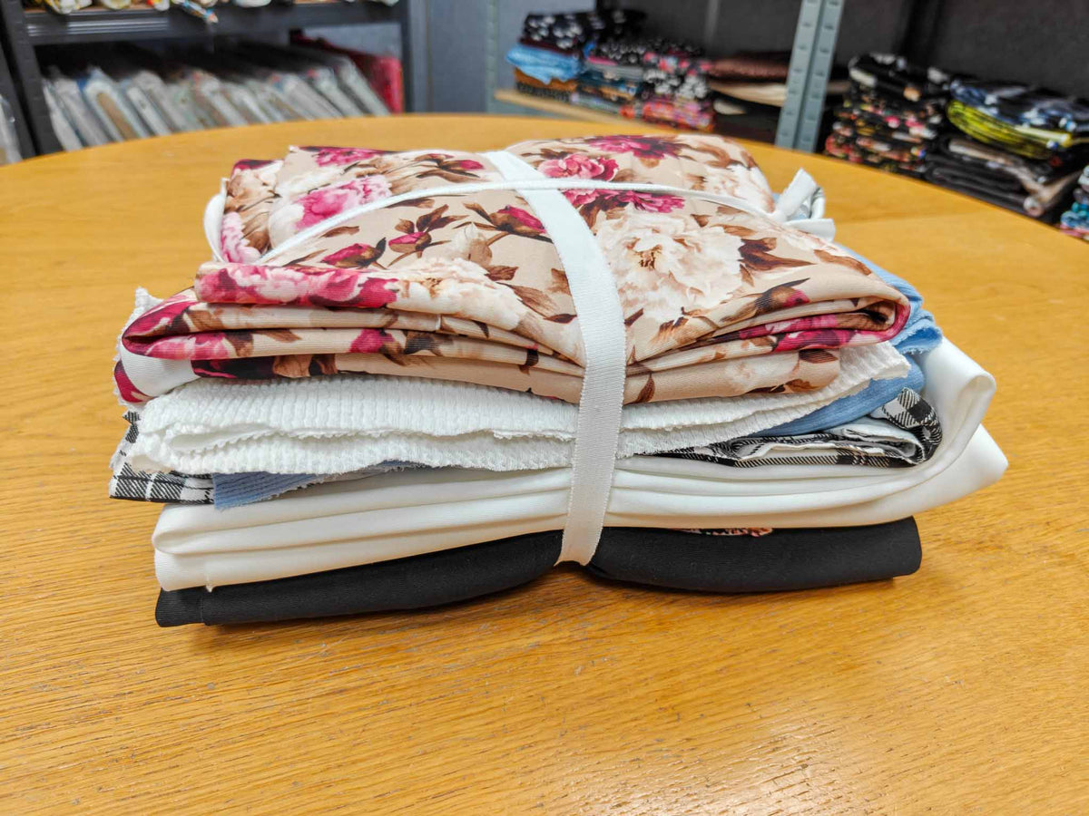 Fabric Bundle - 2kg Assorted Fabrics - 4 metre+ equivalent