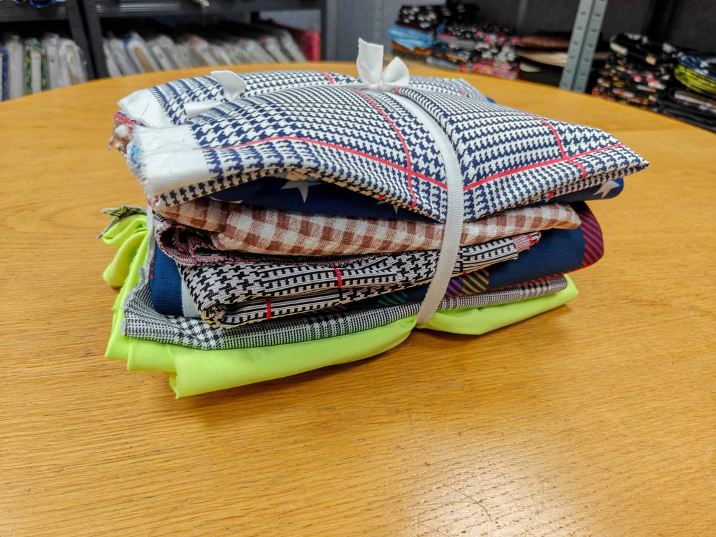 Fabric Bundle - 2kg Assorted Fabrics - 4 metre+ equivalent