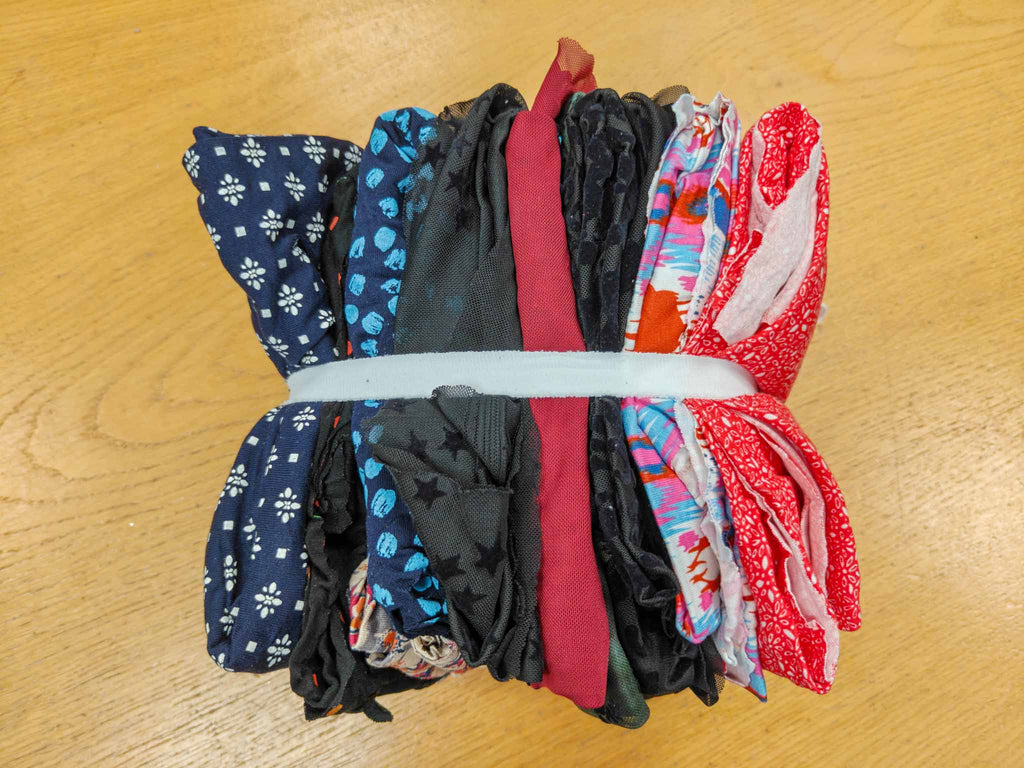 Fabric Bundle - 2kg Assorted Fabrics - 4 metre+ equivalent