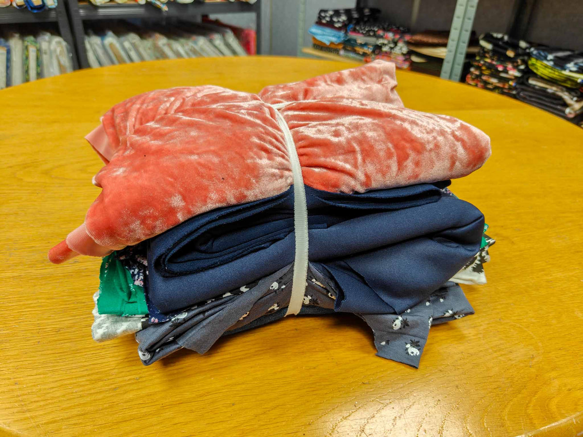 Fabric Bundle - 2kg Assorted Fabrics - 4 metre+ equivalent
