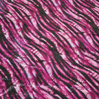 Pink Zebra Print Stretch Sequin Fabric