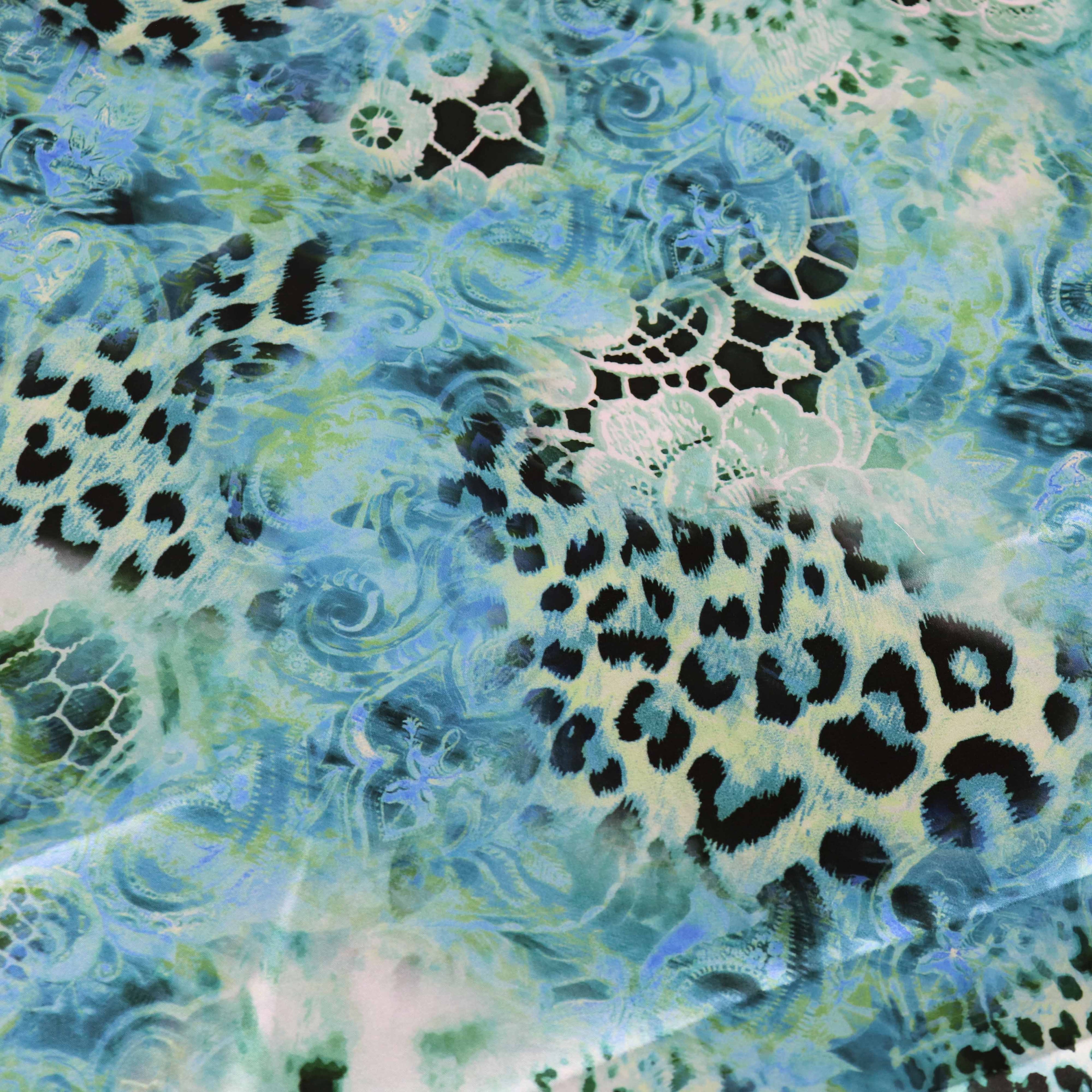 Green Animal Print