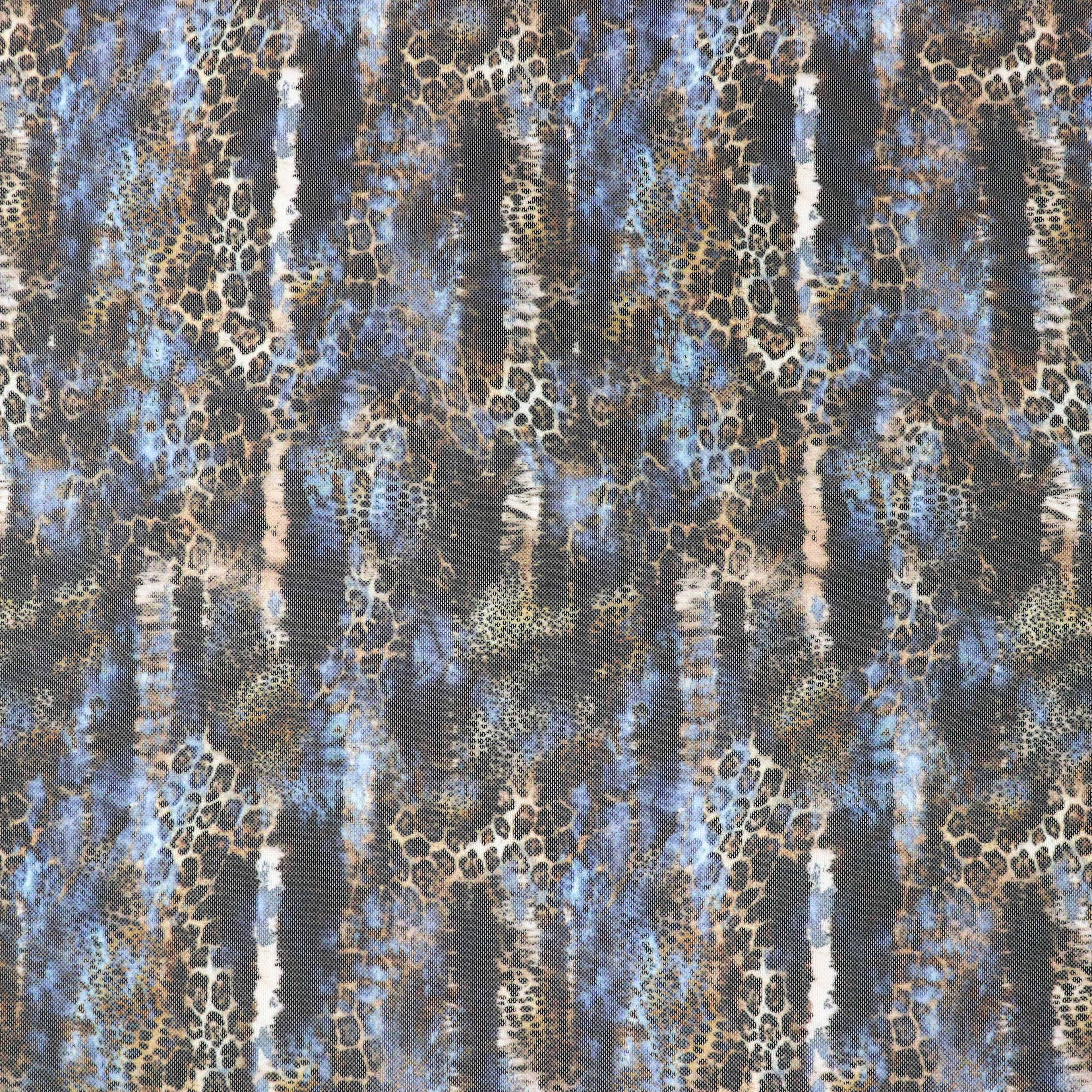 Navy Leopard Skin