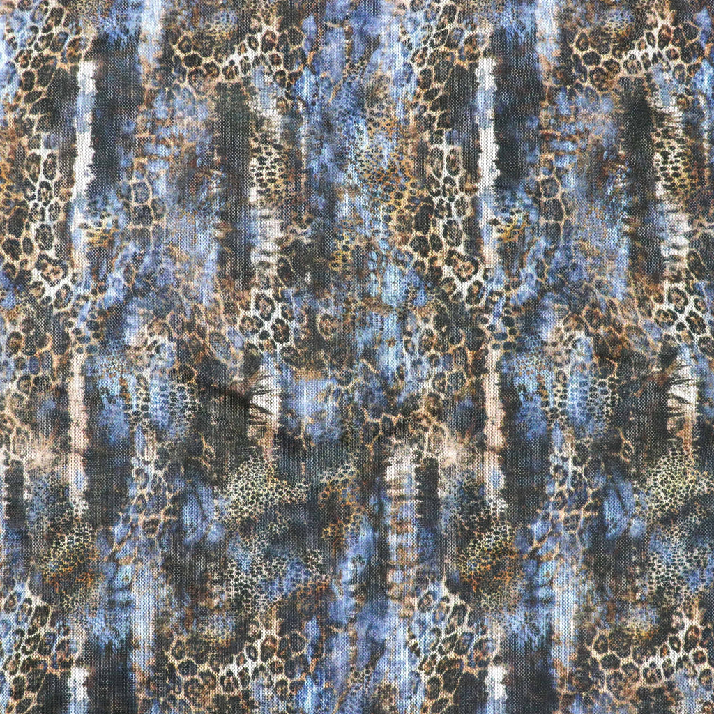 Navy Leopard Skin